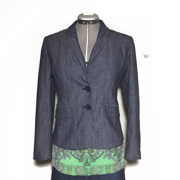 Halogen Jackets & Blazers - Halogen Chambray Blazer 4 Petite